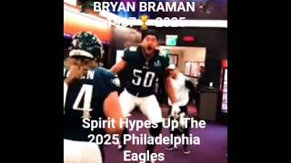 Play video: BRYAN BRAMAN As A Honorary Spirit To Hype Up The 2025 PHILADELPHIA EAGLES 🦅🏆