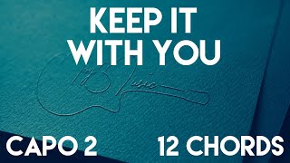 Keep It With You by Scrubb Guitar Lesson | Capo 2 (12 Chords) Tutorial