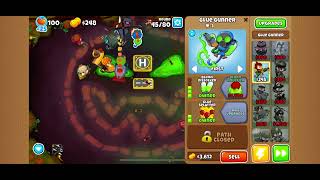DoubleHP MOABS / Carved Map Hard Difficulty / Bloons TD6 Gameplay Enjoy