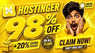 Hostinger Coupon Code 2026 🤯MIND BLOWING ✅ | Hostinger Discount Code | Hostinger Promo Code LATEST 🔥