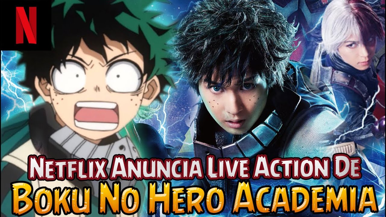 Netflix fará versão live-action de My Hero Academia com roteirista de