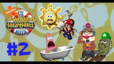 Shortcuts and Shine Gets - The SpongeBob SquarePants Movie for PS2 w/Noah+Jacob - Part 2