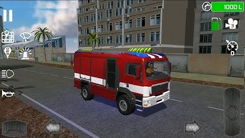 Fire Engine Simulator - Gameplay walkthrough part 3 (iOS, Android)