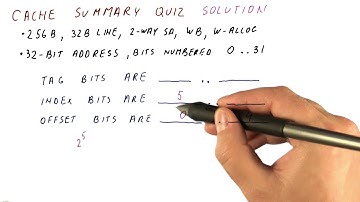 Cache Summary Quiz Solution 1 - Georgia Tech HPCA Part 3