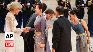 : Macron Welcomes Thailand’s King And Queen To The Elysee Palace