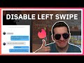 Tinder Scammers Can Disable Left Swiping On My Profile?