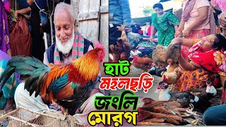 #chickenfarming ঐতিহ্যবাহী হাঁস মোরগের হাট বাজার পার্বত্য খাগড়াছড়ি
