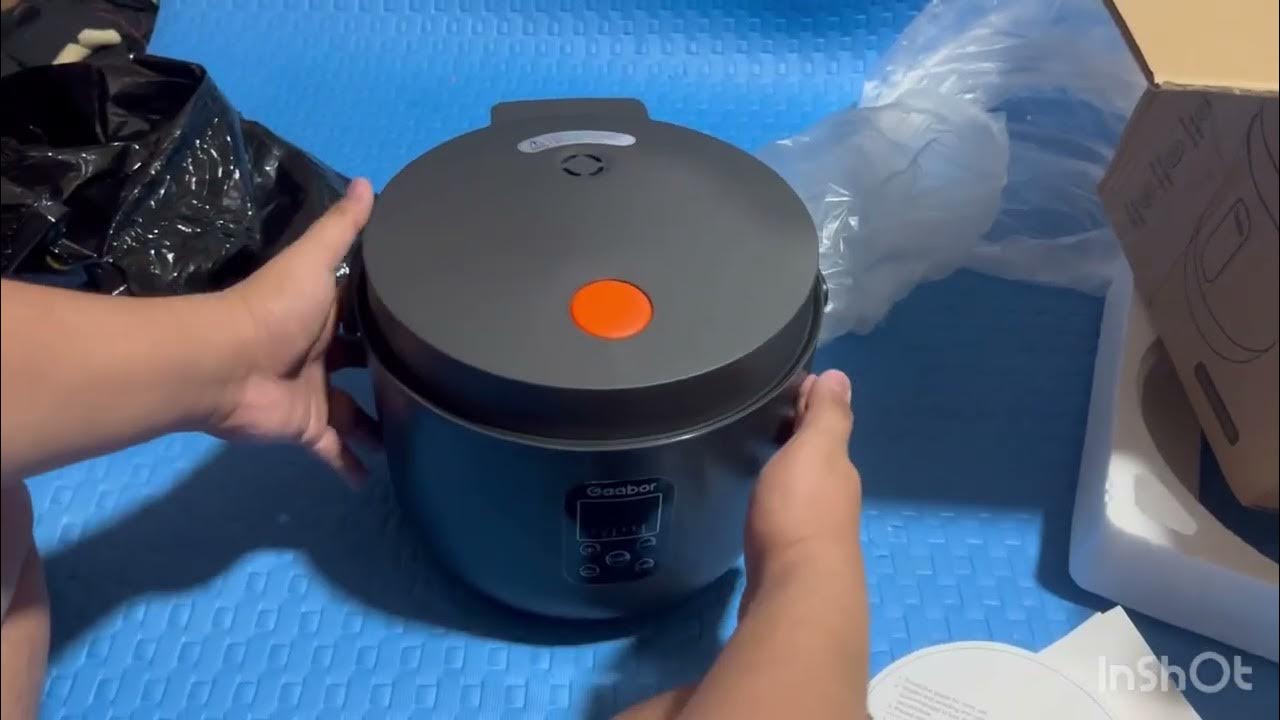 Gaabor Rice Cooker Unboxing and Review YouTube