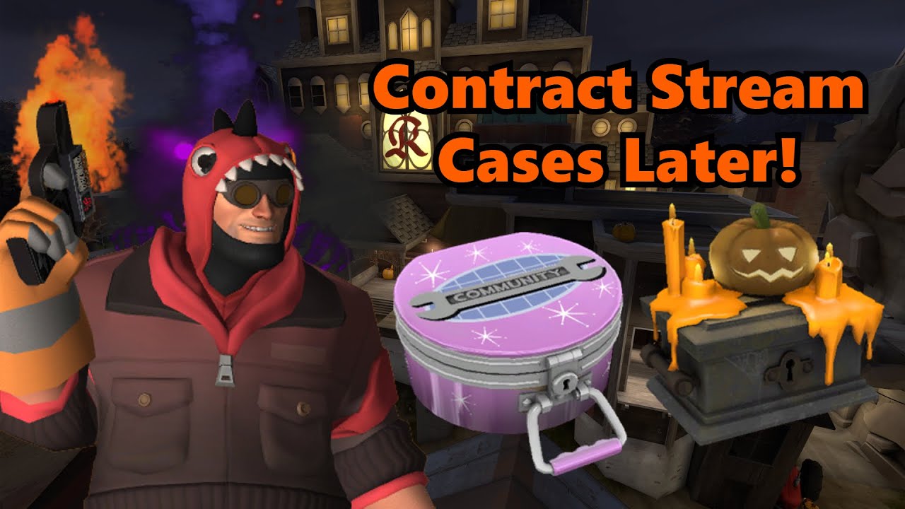 Scream Fortress Contracts, Unboxing Later! Raffle in Description! TF2