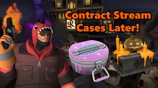 Scream Fortress Contracts, Unboxing Later! Raffle in Description! TF2 Stream