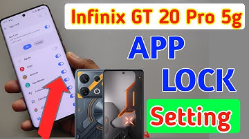 How to lock apps in Infinix gt 20 pro 5g / Infinix gt 20 pro me app lock kaise kare/app lock setting
