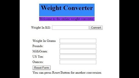 CS101 Assignment No 2 Fall 2017 Weight Converter Calculator | 100% Complete Solution |