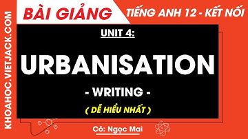 Tiếng Anh lớp 12 Unit 4: Urbanisation - Writing - trang 55, 56 | Global success (DỄ HIỂU NHẤT)