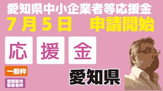 愛知県中小企業者等応援金【愛知県版　月次支援金】