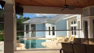 Large Motorized Patio Screen