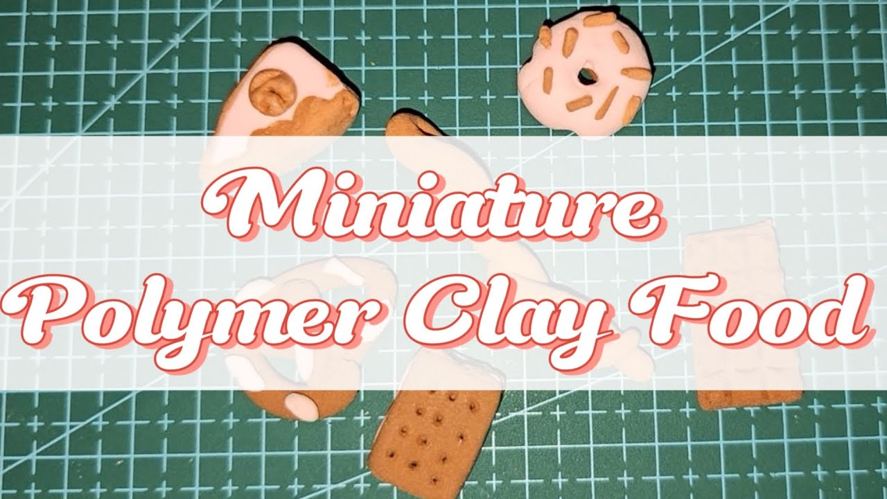 Noob attempt polymer Clay food| Miniature food - YouTube