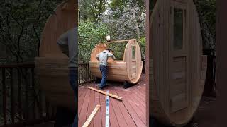 Backyard Sauna Build