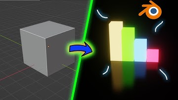 how to create audio visualizer in blender