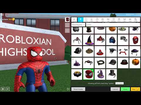 Jak Byc Spiderman Em W Robloxian Highschool Easy Youtube - how to be spiderman in robloxian high school