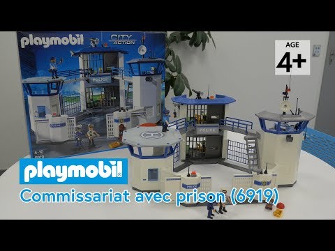 Playmobil 6919 Commissariat de police avec prison - Démo en français HD FR