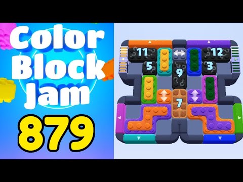 Color Block Jam Level 879 Solution