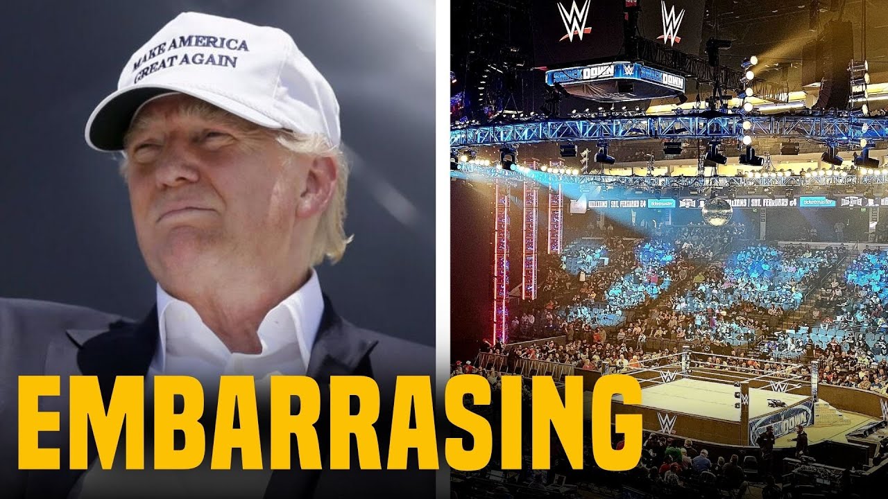 Trump BRUTALLY BOOED at sold out WWE event