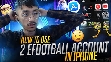 HOW TO USE 2 EFOOTBALL ACCOUNTS IN iOS? 🔥RUN DUAL EFOOTBALL APP IN IPHONE⚡CLONE EFOOTBALL IN PHONE