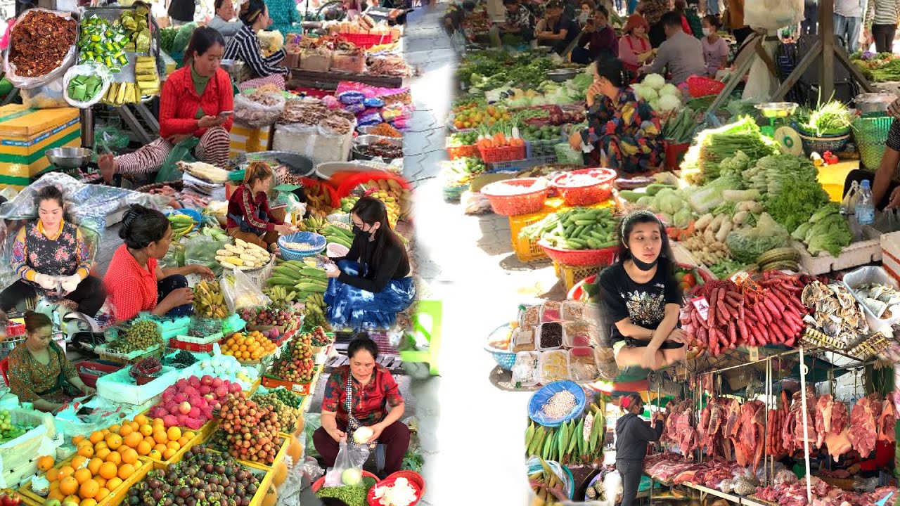 Market Compilation UNBELIEVABLE Fresh Market Food Compilation – VERY Popular Cambodian ...
