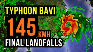 Typhoon Bavi makes its Last Hit...