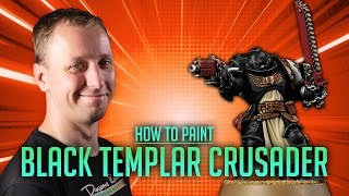How to Paint a Black Templar Crusader Primaris Marine.