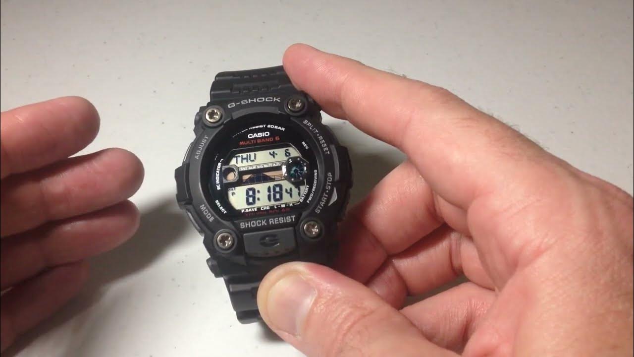 Casio G-Shock (GW-7900) | Change Time Format (12hr vs. 24hr) - YouTube