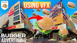 How To Create Advertising CGI Ads Using VFX in Blender | Blender VFX Tutorial