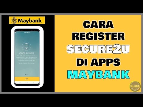 Maybank register download for secure2u the new app and APPROVE BILL