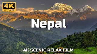 Nepal 4K - Scenic Relax Film With Calming Music