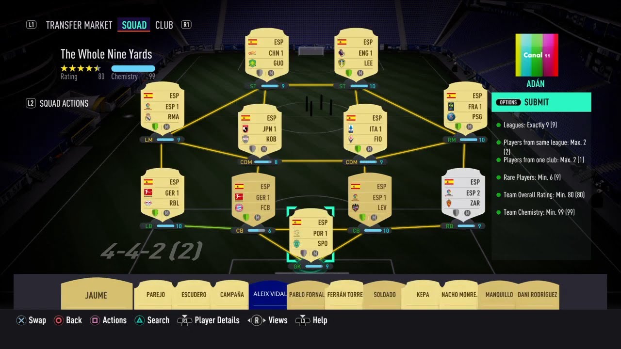 FIFA 21: Squad Building Challenges [Hybrid Leagues - The Whole Nine Yards]