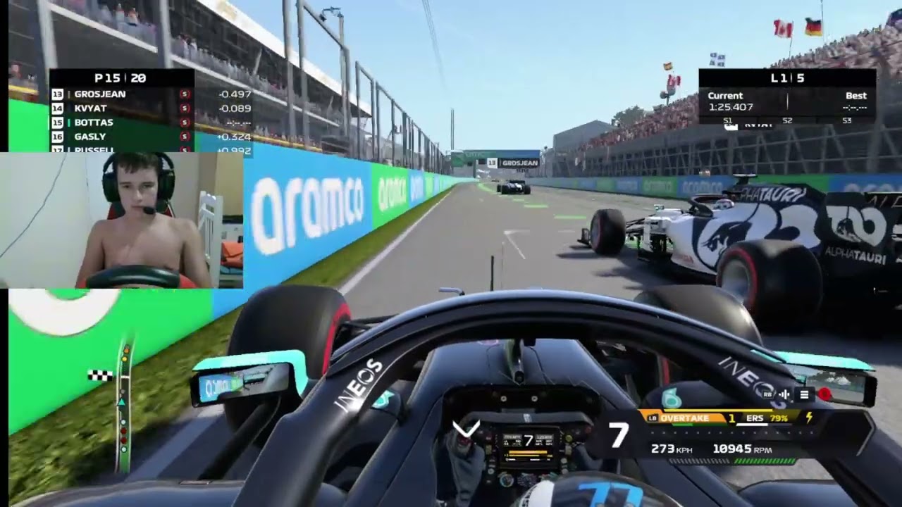 Larguei de último no canada! em que posição fiquei