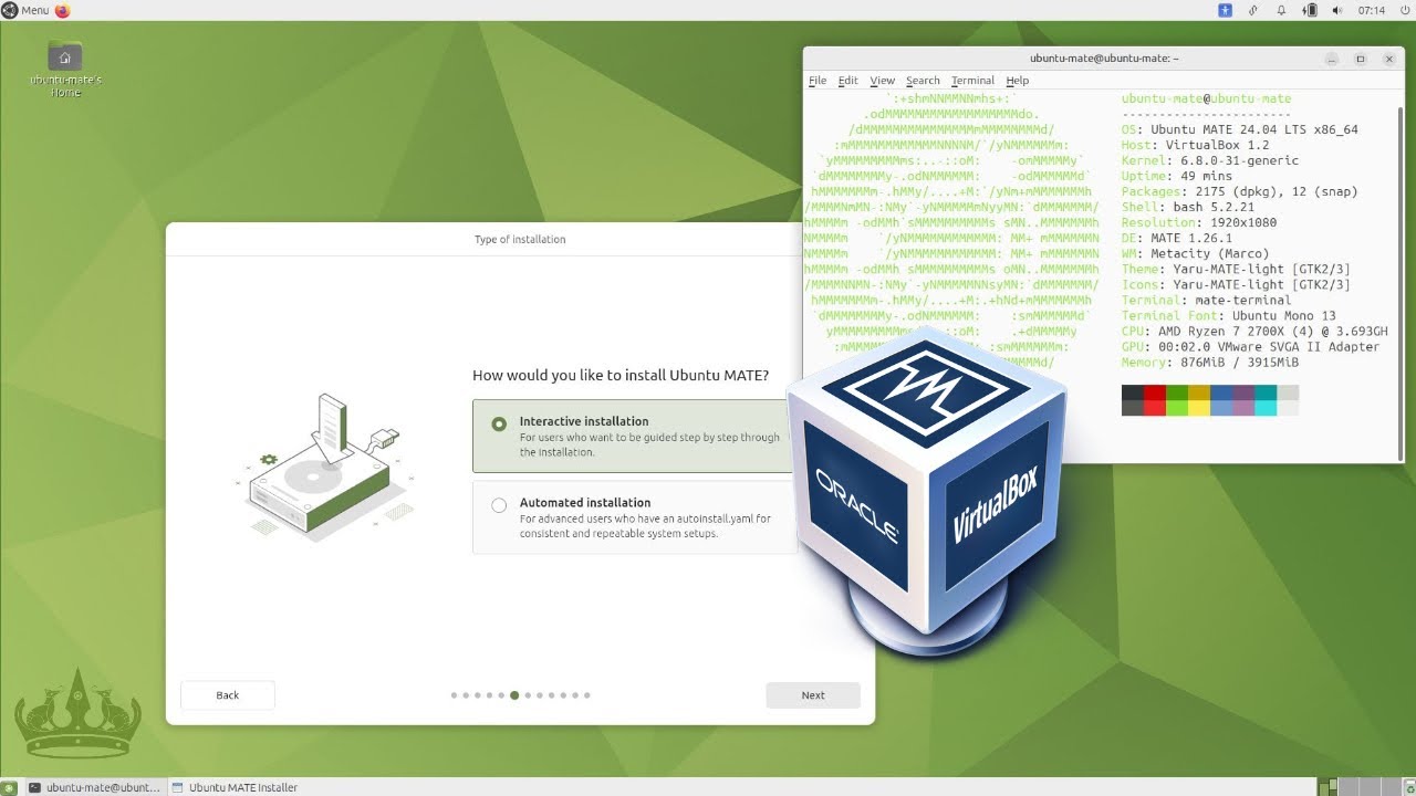 How to Install Ubuntu MATE 24.04 LTS in VirtualBox - YouTube