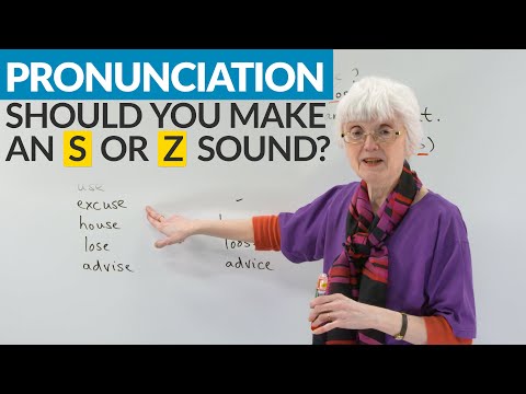 English Pronunciation: Learn when and how to say the S & Z sound