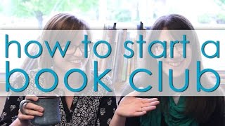 How to Start a Book Club
