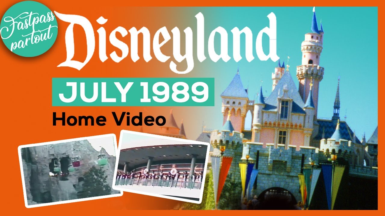 Visit to DISNEYLAND - July 1989 | My old VHS home video tape.