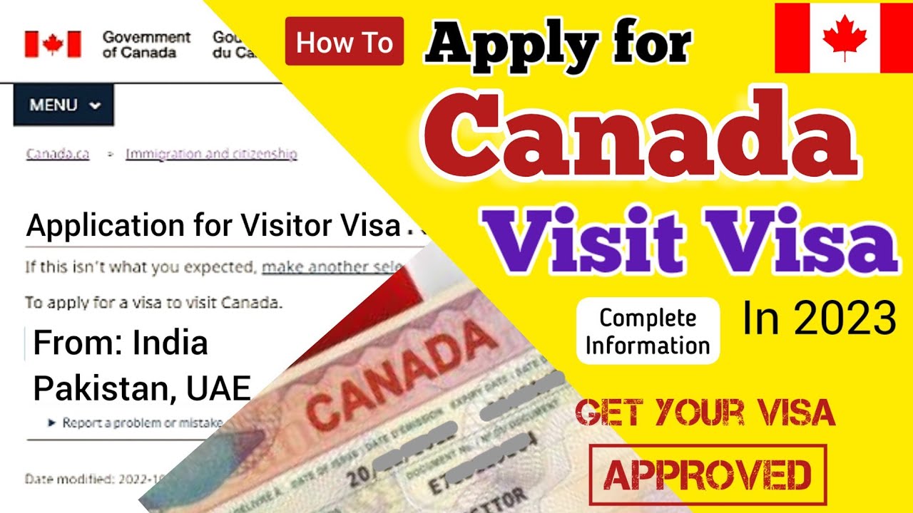 apply tourist visa canada online