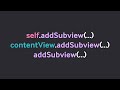contentView.addSubview() vs self.addSubview()