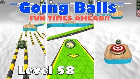 Going Balls Level 58 - Gameplay Android / IOS