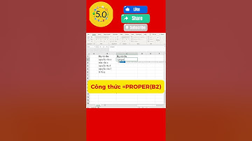 #ExcelTips | Cách viết hoa chữ cái đầu tự động trong Excel – Không cần gõ tay! #DanVanPhong50 #excel
