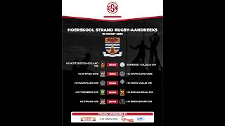 Hoërskool Strand Rugby-aandreeks: U19A