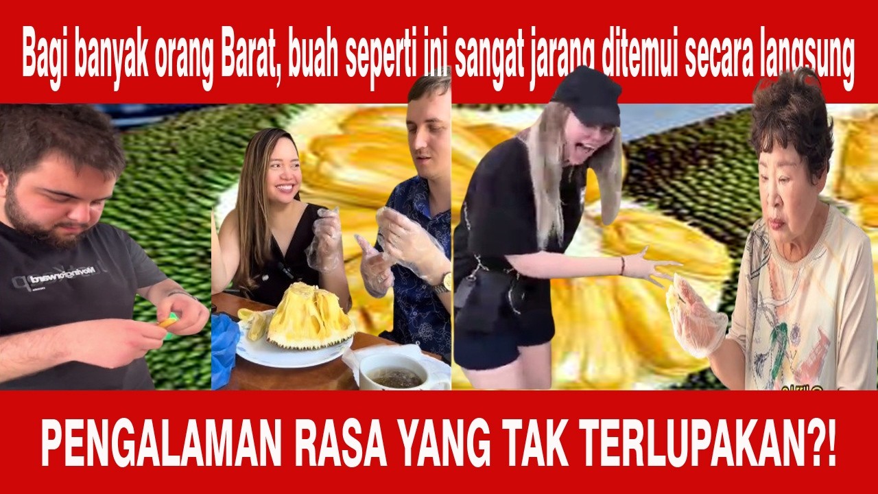 Mba Bule Ini Pengen Makan Nangka  Tapi Trauma Dengan Buah Durian?!