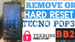 Tecno Pop 3 Hard Reset [ Remove Pin Password or Pattern On Tecno BB2 ] Tecno Pop3 Factory reset