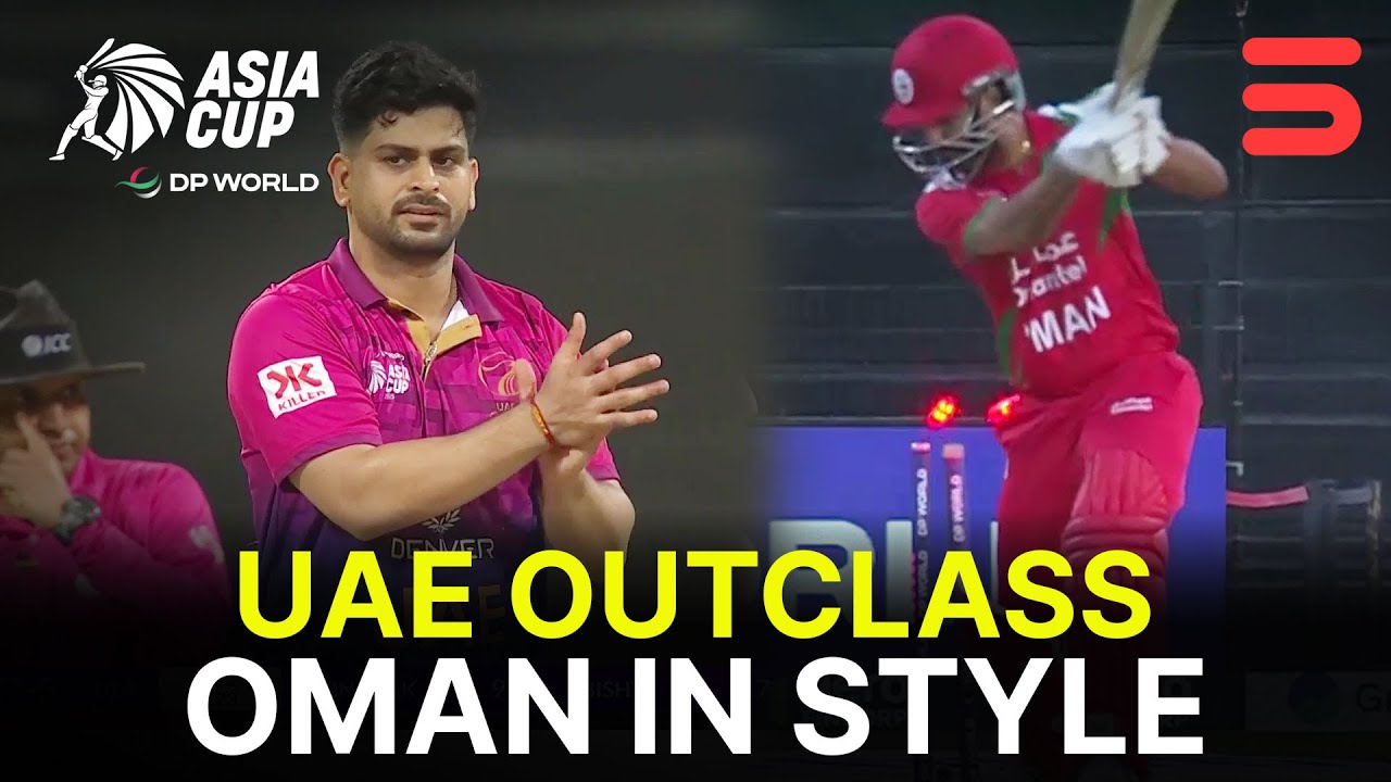 UAE Outclass Oman in Asia Cup Clash | U.A.E. vs Oman | Match 7 | DP World Asia Cup 2025 | ZF1K