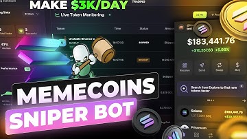 THIS BOT FINDS MEMECOINS BEFORE THEY GO VIRAL! +2000% per day on Solana?! NEW Meme Coin Trading BOT
