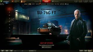 WoT SU 76I 15k Gold... (black market)